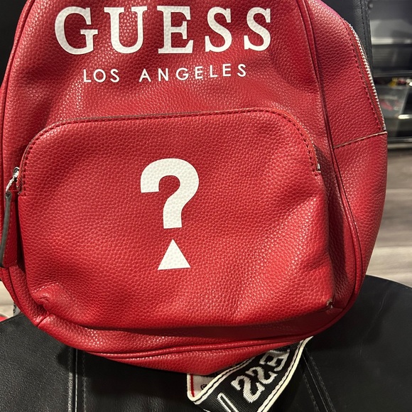 GUESS Bold Red Backpack - Picture 3 of 16